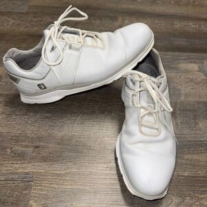 FootJoy Pro SL Golf Shoes White Leather Spikeless Men's 11.5M Style 53070
